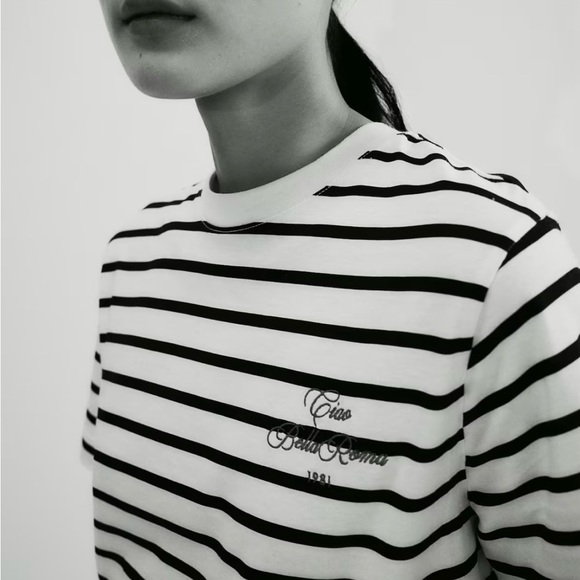 Ciao Bella Roma Striped Tee - Picture 3 of 15